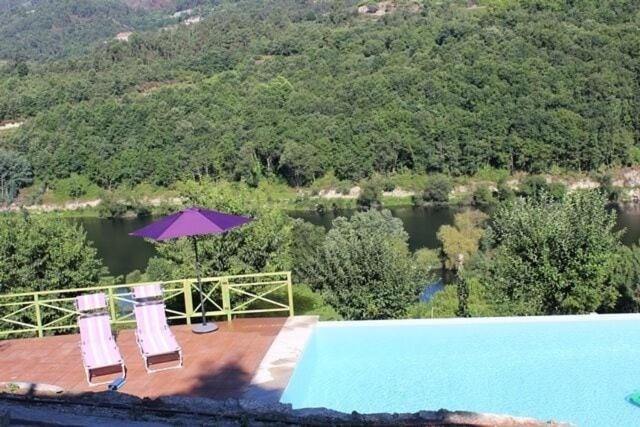 "Bouca Drigues" Casa Antiga De Pedra Com Piscina E Vista Rio Villa Амаранте Екстериор снимка